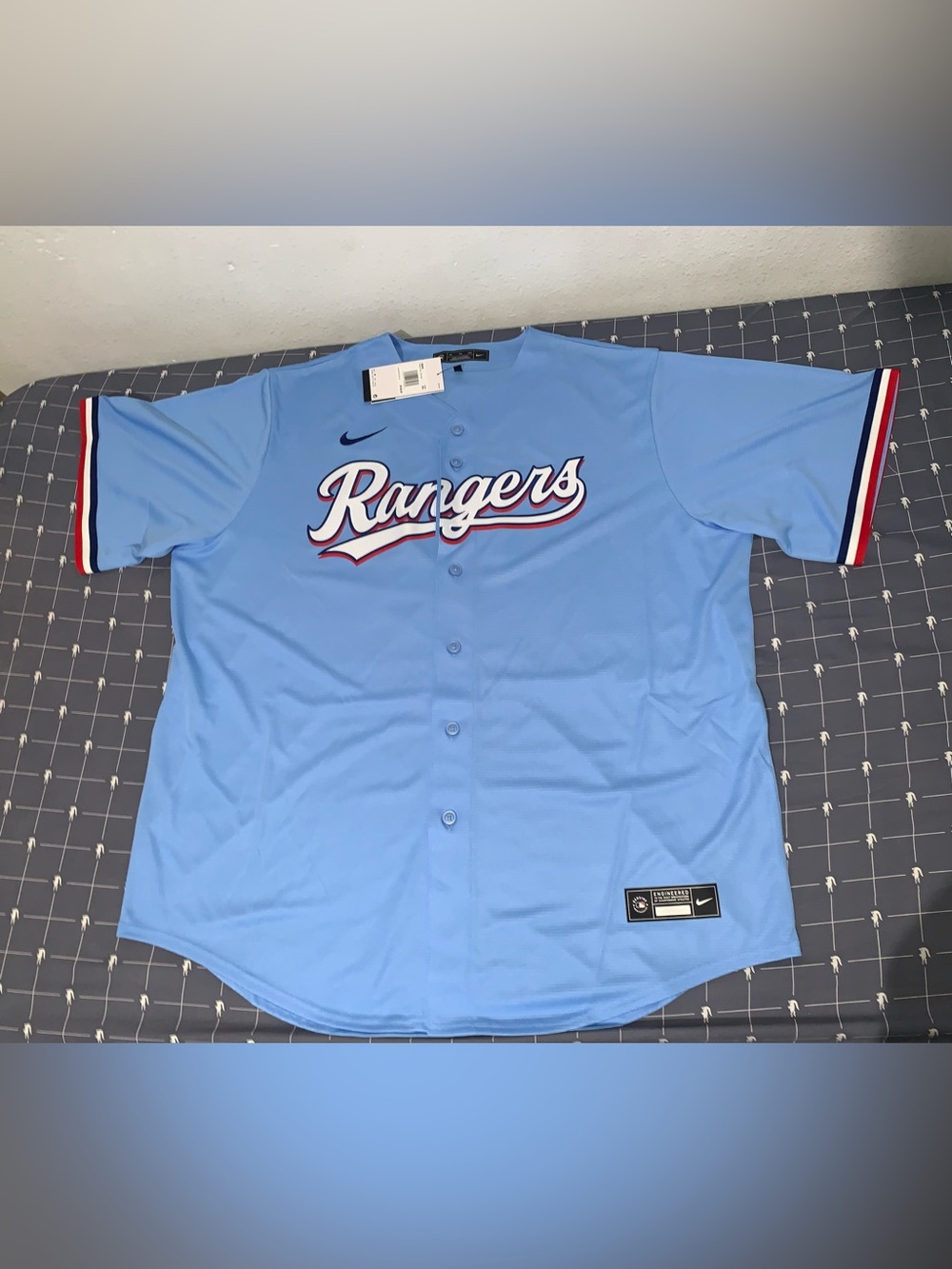 Nike Texas Rangers Adolis García Alternate  Jersey Powder Blue Size: XXL